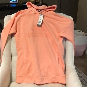 Adidas hoodie color peach